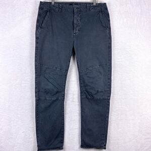 Aether Gabriel Articulated Chino Stretch Pants Mens 36 Black Faded Outdoors